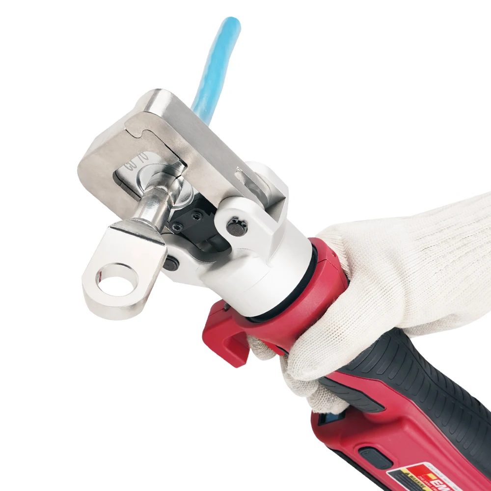 

GES-240 Battery Hydraulic Dieless Cable Crimping Tools Battery Cable Lug Crimper Electric Crimping Tool