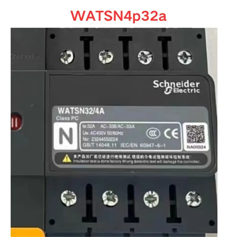 Used WATSN4p32a Dual power automatic transfer switch Functional test OK Fast delivery