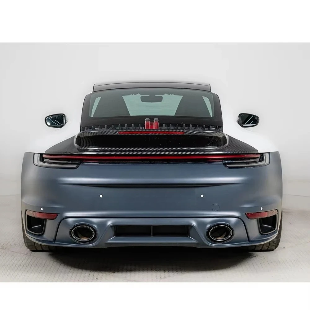 Modification PP Rear Bumper Assembly Car Upgrade Luxury Car Body Kit for Carrera 992 2019-2024 3