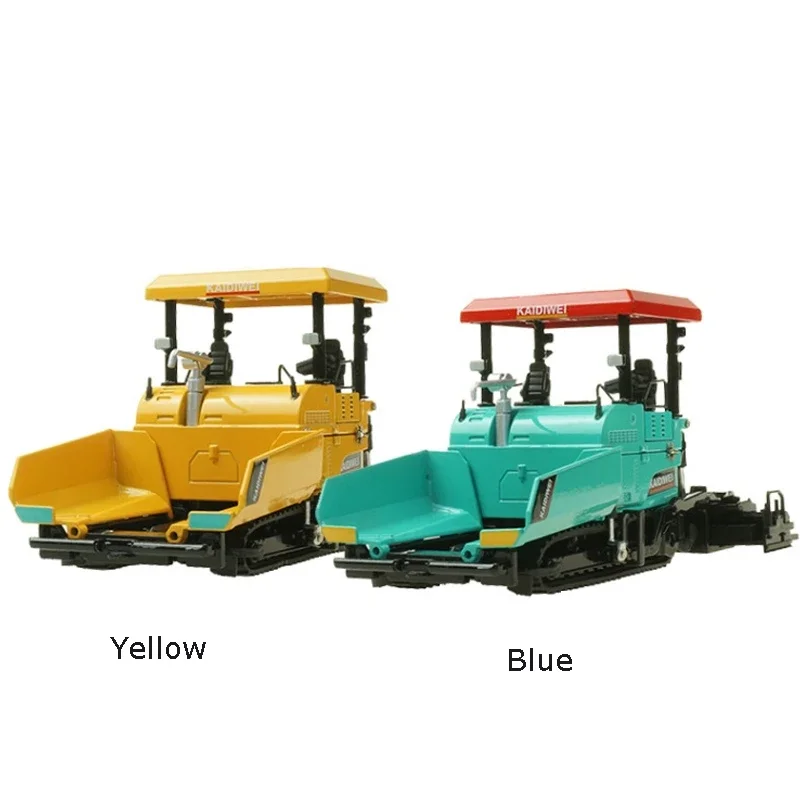 Alloy Diecast Paver Machine for Kids, Toy Car, Engineering Vehicle, Model Decoration, Paving Asprol Highway, Construction Truck, 1:40