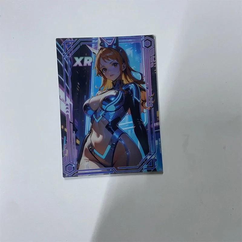 Anime One Piece XR Cards Hancock Nami Vivi Perona Yamato Zoro Ace Collection Cards Christmas Birthday Gifts Children's Toys