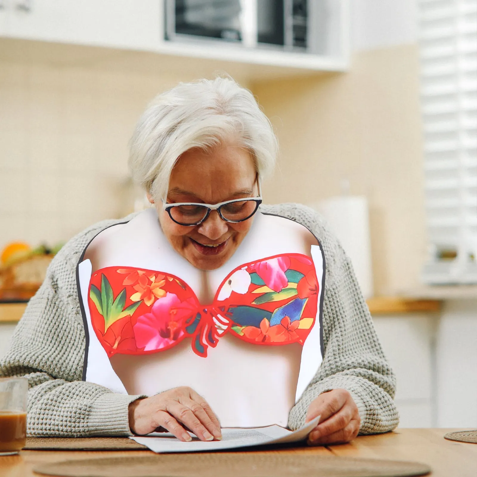 

Adult Washable Bibs Funny Apron for Hot Pot Party Restaurant Adjustable Creative Kitchen Restaurant Adult Apron Durable