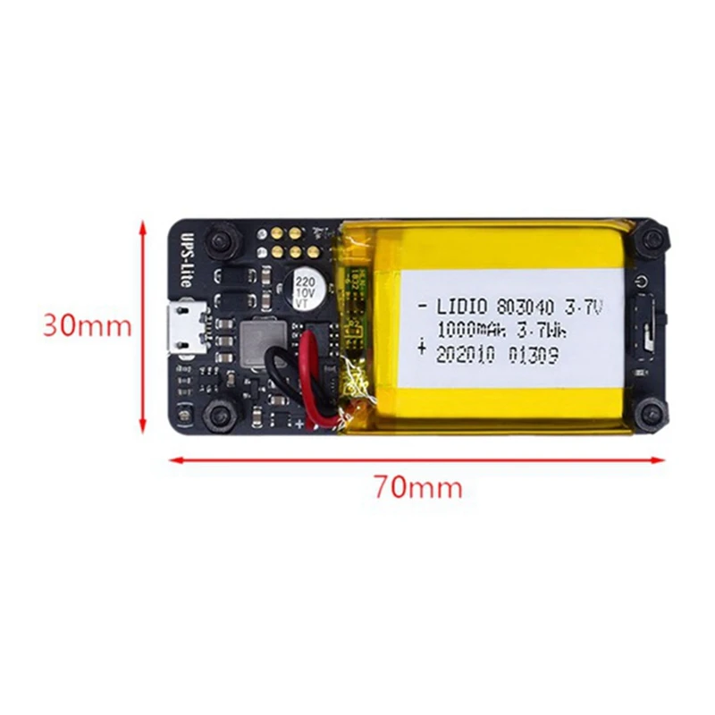 UPS-Lite Power Board With Power Detection Function Battery Pack Charger Accessory 1000Mah Battery For Raspberry Pi Zero