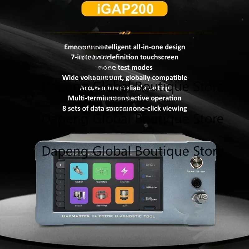 

IGAP-200 Sm-art 7" Touch Screen Piezo Injector Tester for Sieme-ns VDO PC Control Common Rail Injectors Diagnostic Tool