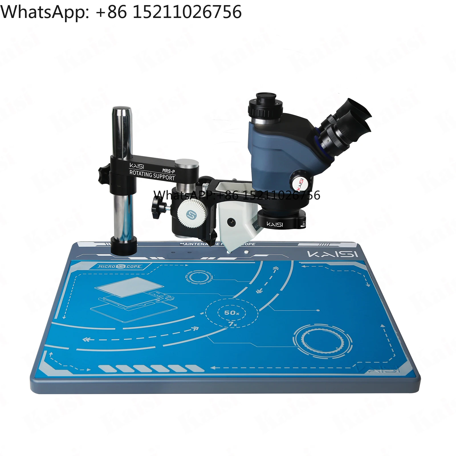 Kaisi TX-350S Plus Microscope for Mobile Phone Repair Plus TX1 4K Camera Configure a New Super Large Bottom Plate