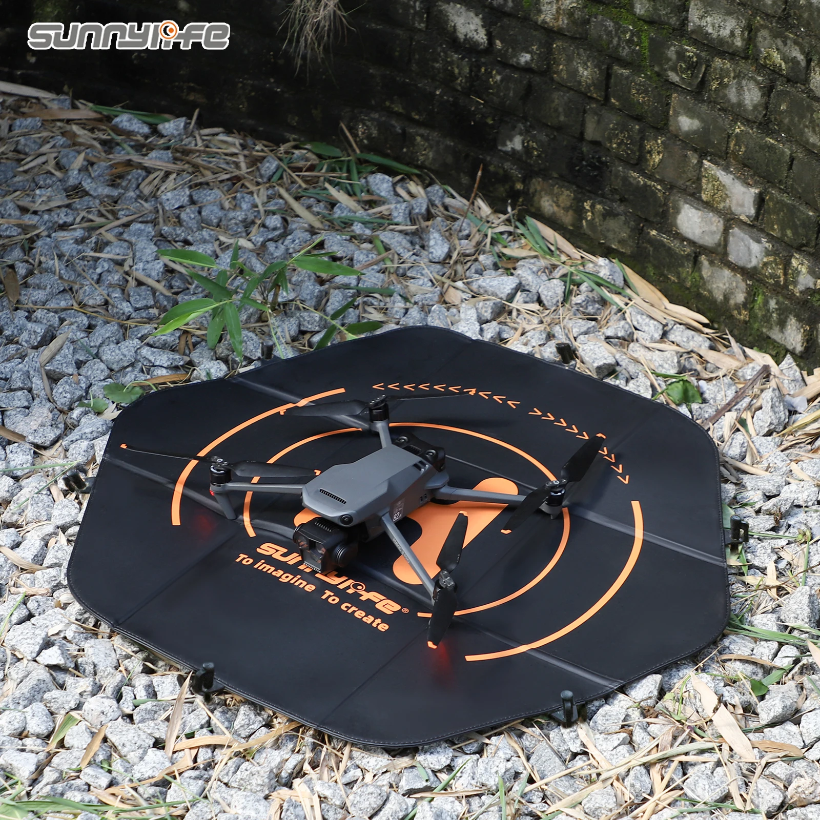 Sunnylife 80cm(31’’)  Drone Landing Pad Fast-Fold Double-Sided Waterproof for DJI Mavic 3 Pro/ Phantom 4 Pro/ Autel EVO II