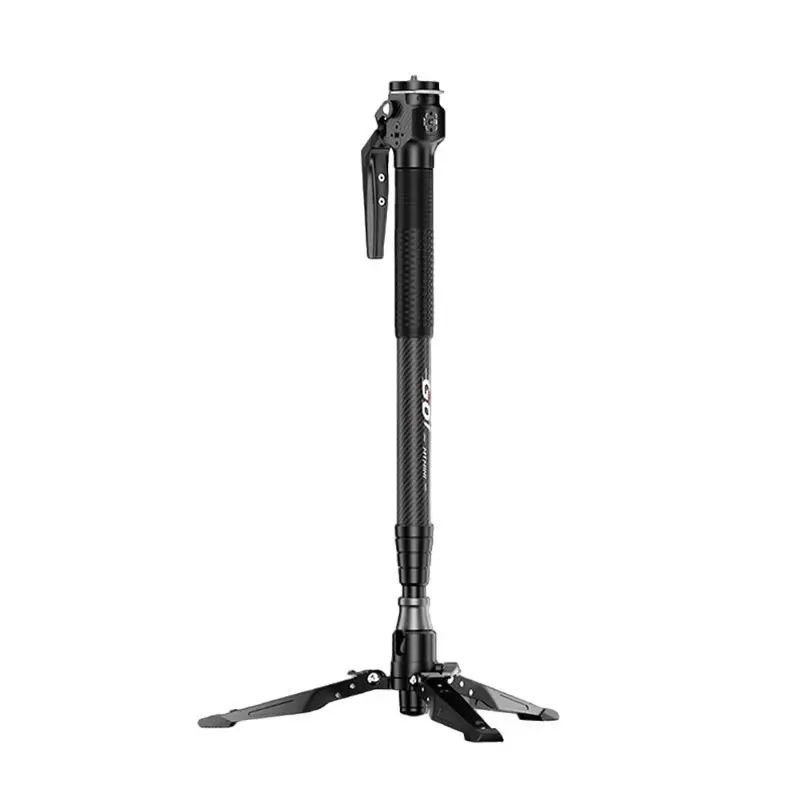 One-click carbon fiber camera monopod quick installation, quick dismantling professional photography camera outdoor monopod