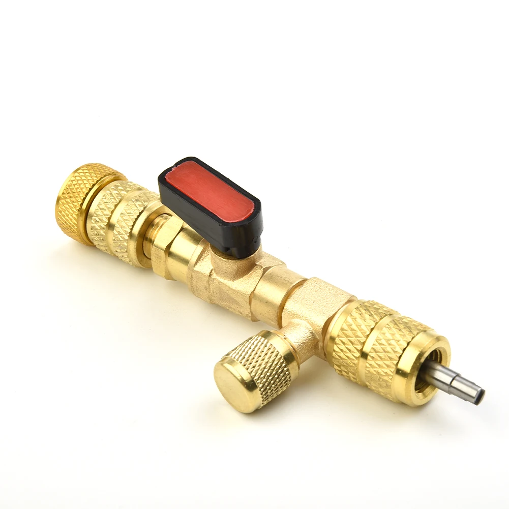 Herramienta de instalador de núcleo de válvula R410A, instalador de Puerto SAE 1/4 y 5/16 de doble tamaño, para sistema HVAC R12, R22, R410A