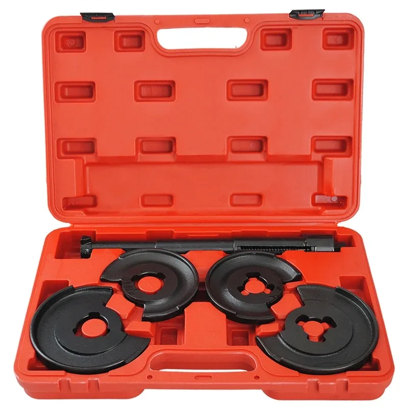 For  5pc Coil Spring Compressor Telescopic Repair Tool Kit Strut Tool W123 W124 W202