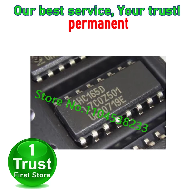 74HC165 74HC165D 10PCS/LOT  SN74HC165DR SOP16  Trust First   in stock