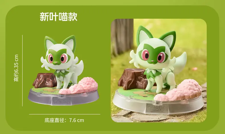 BLOKEES Pokemon Figure Pikachu Bulbasaur Squirtle Charizard Eevee Ceruledge Greninja Action Figure Toys Collect Christmas Gift