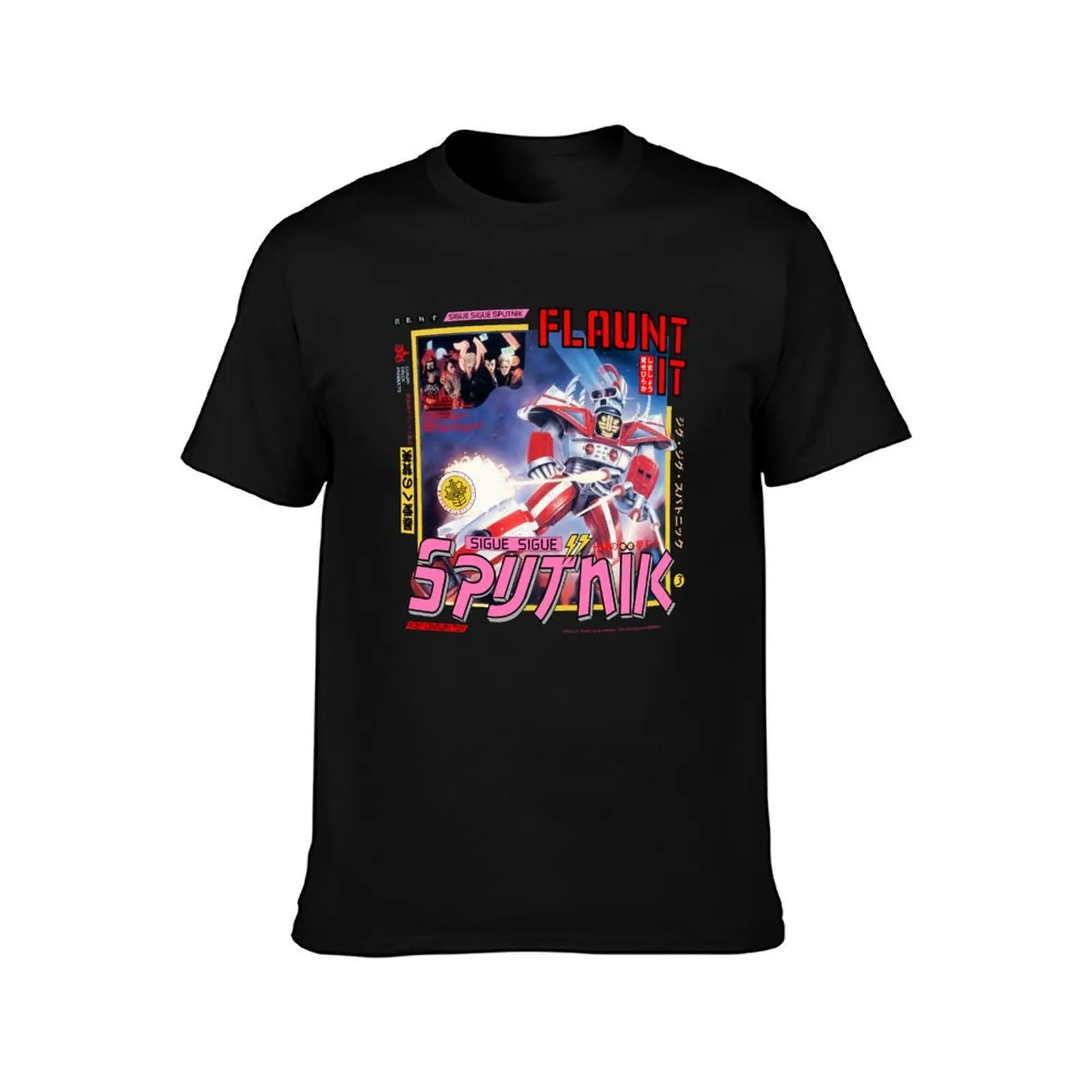 Sigue Sigue Sputnik - Flaunted T-Shirt Plus Size Simple Casual Top