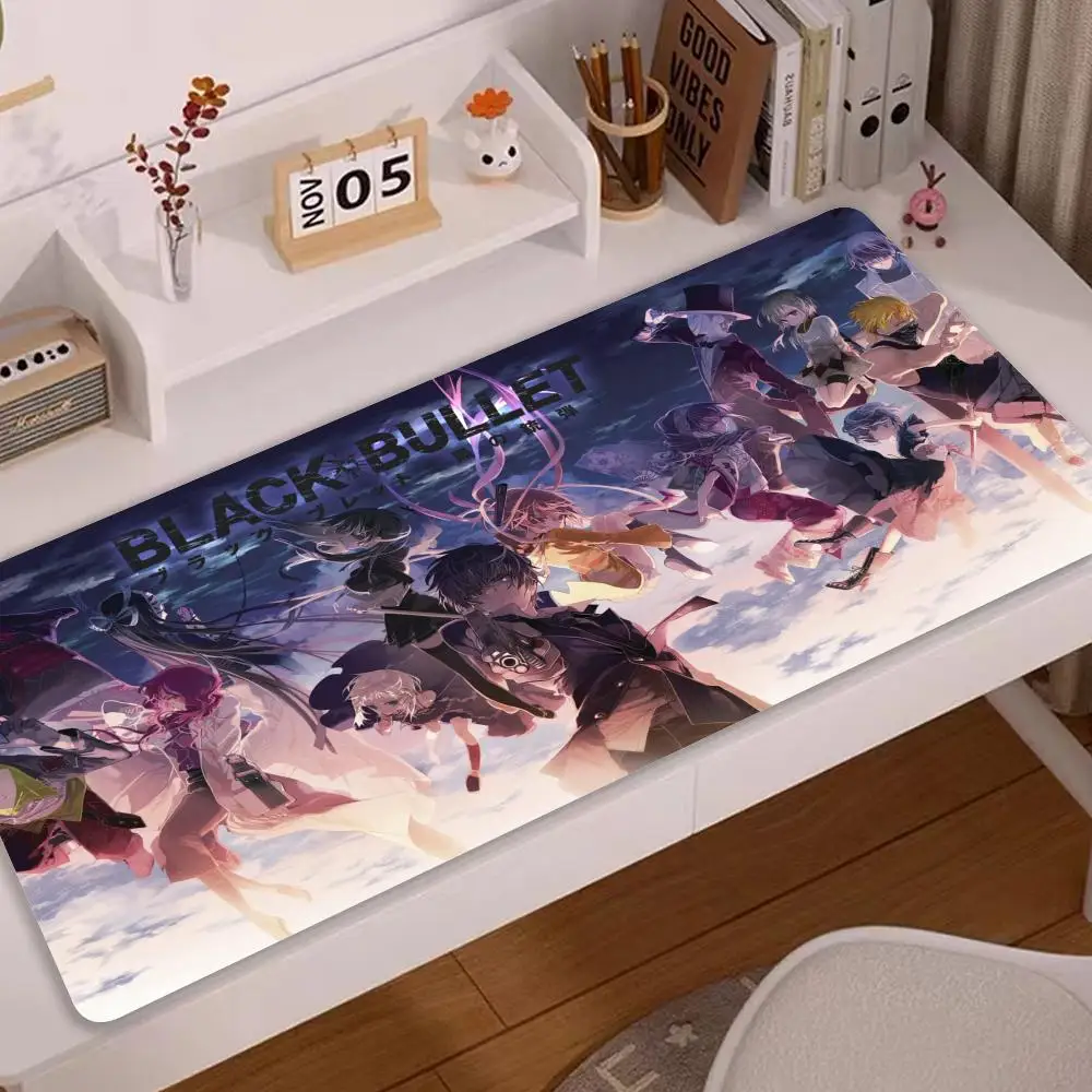 

Black Bullet Anime Unique Desktop Pad Game Mousepad Gaming Mouse Pad XXL Speed Keyboard Mouse Mat Laptop PC Notebook Desk Pad