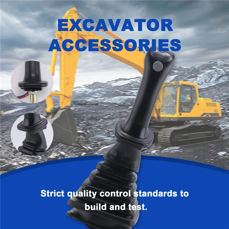 

3-кнопочный джойстик экскаватора в сборе с ручкой шестерни с пылезащитным чехлом для Daewoo Doosan DH DX150 215 225 300 370-9C-A02G