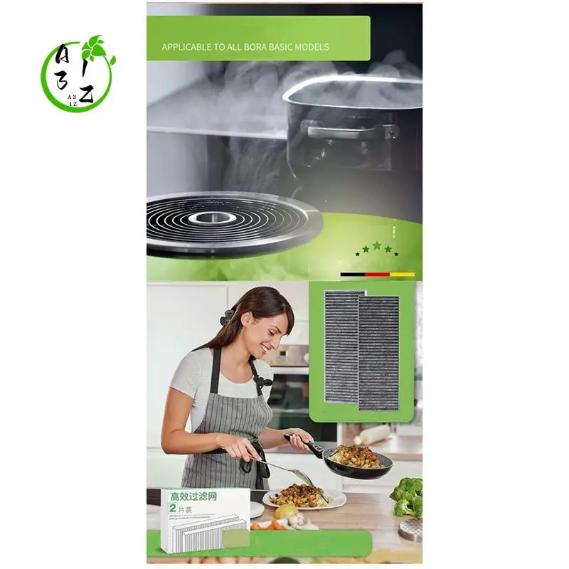 

A31Z-для Bora Pure Puakf Range Hood Фильтр Самозаменяющийся комплект деталей Улучшенное качество воздуха и контроль запаха