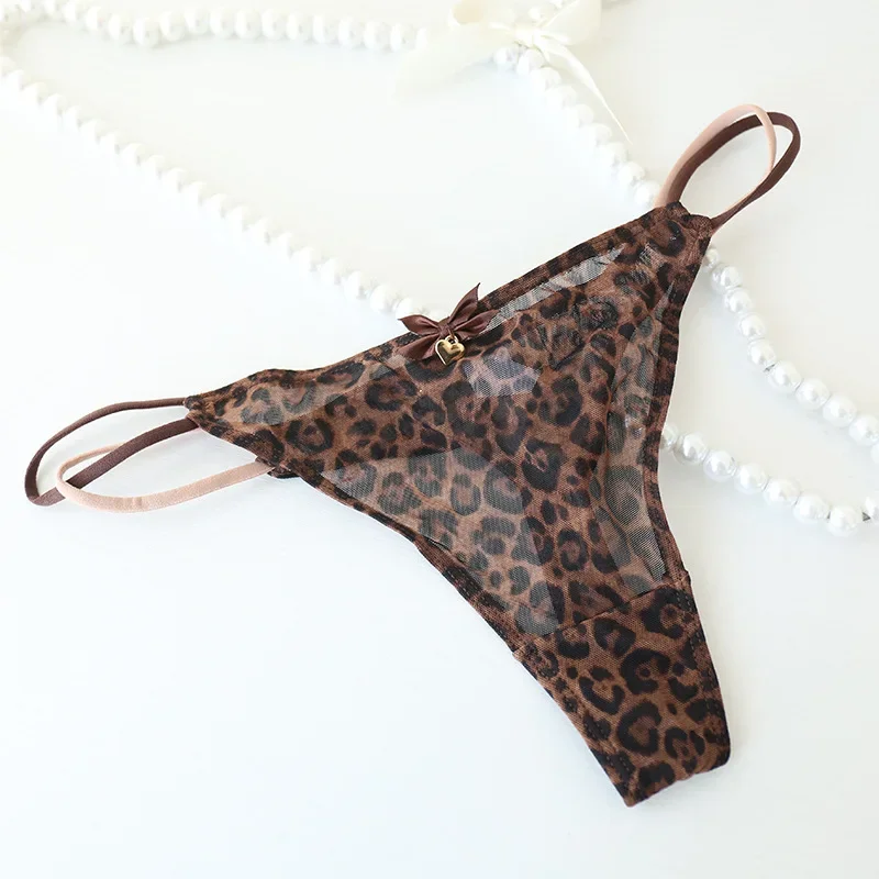 New Fashion Sexy Cute Thongs for Girls G String Lovely Thong for Kids Soft Silk Bikini Panties Young Girl Swim Panty Women