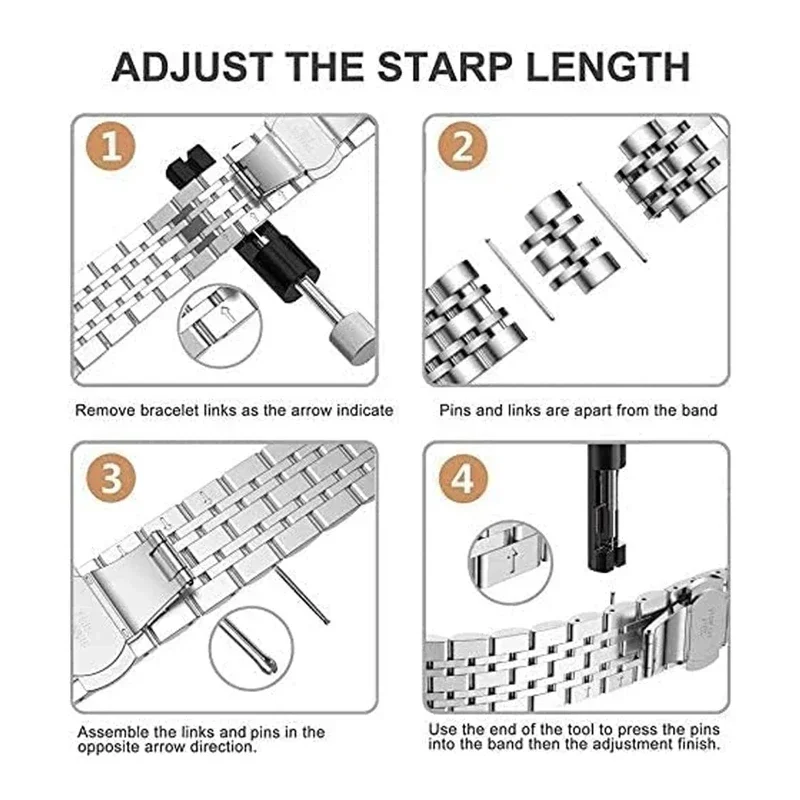 Pasek do Samsung Galaxy 7 Ultra 47MM Metalowa bransoletka ze stali nierdzewnej Bez szczeliny do Samsung Galaxy 7 Ultra Akcesoria do opasek na nadgarstek