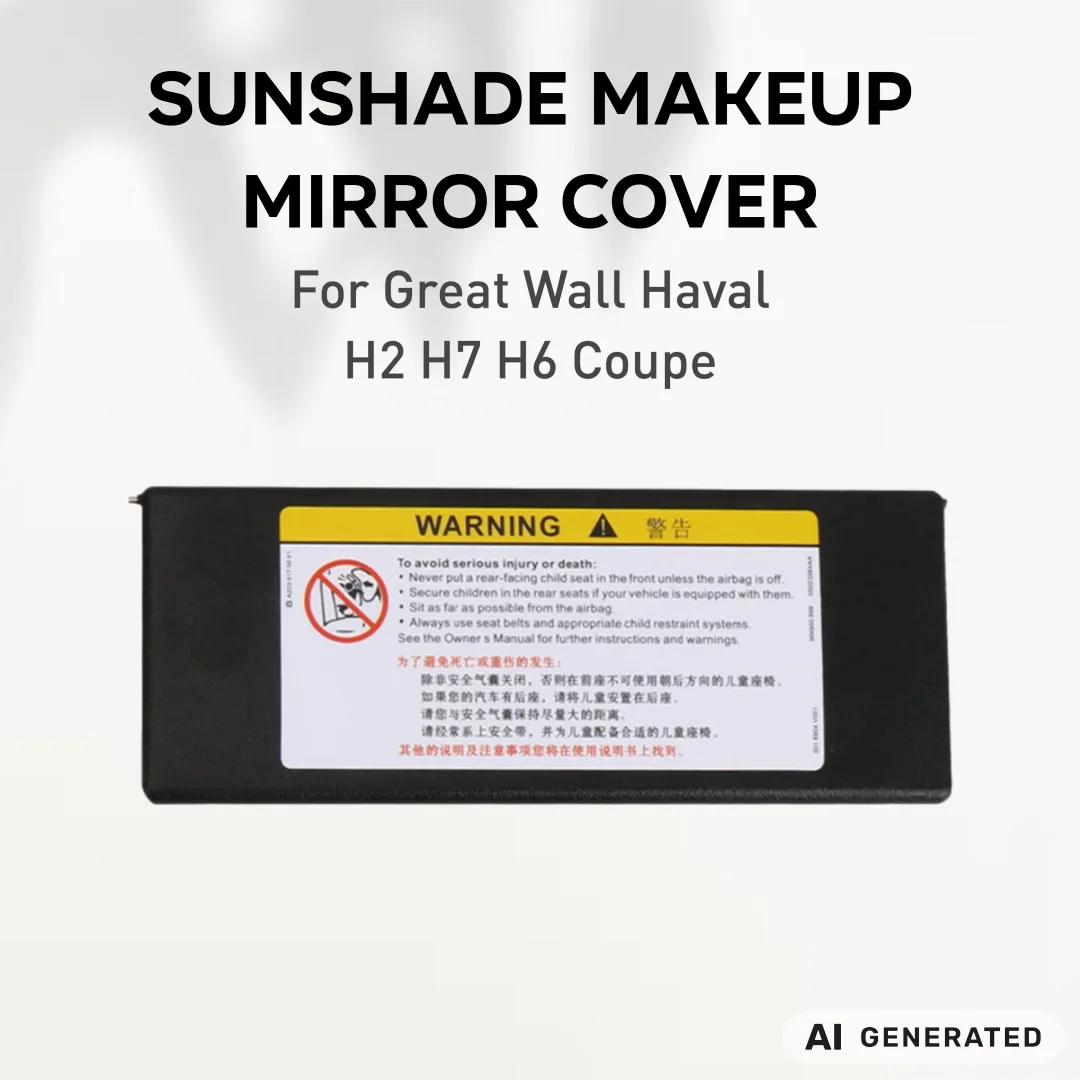 Car Sun Visor Shade Mirror Cover Front Visor Replacement Interior Makeup Mirror Cover For Great Wall Haval H2 F7 H6 Coupe