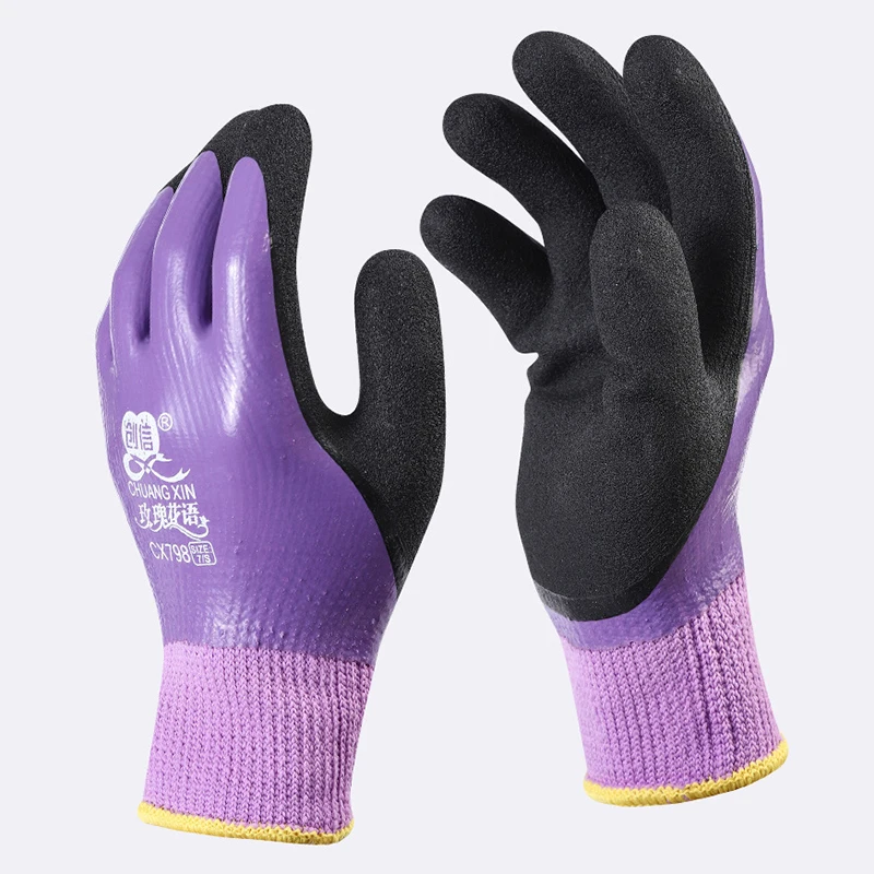 Unisex Wear Windproof Outdoor Sport -30 Degrees Velvet Labor Protection Gloves Cold-proof Thermal Cold Storage Anti-freeze