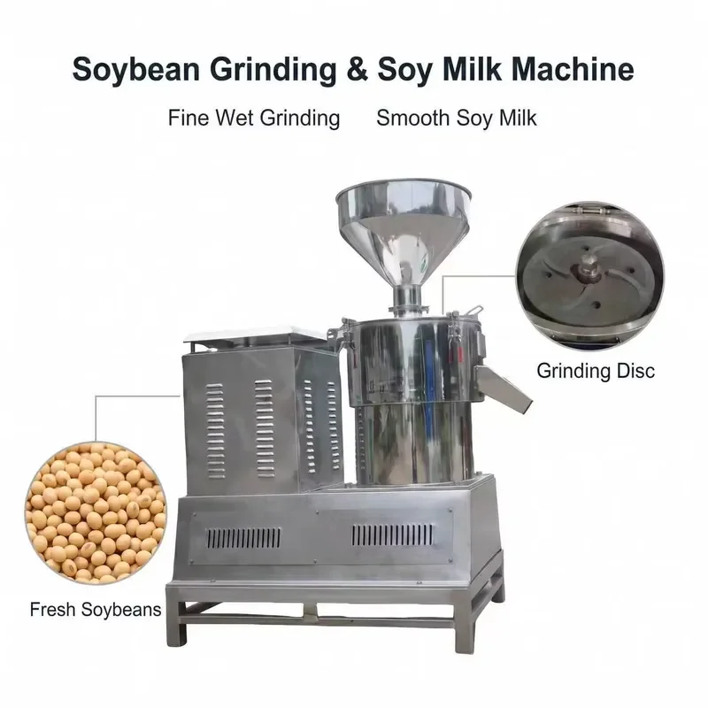 for Soybean Grinder 304 Stainless Steel Wet Mill for Dairy Replacement