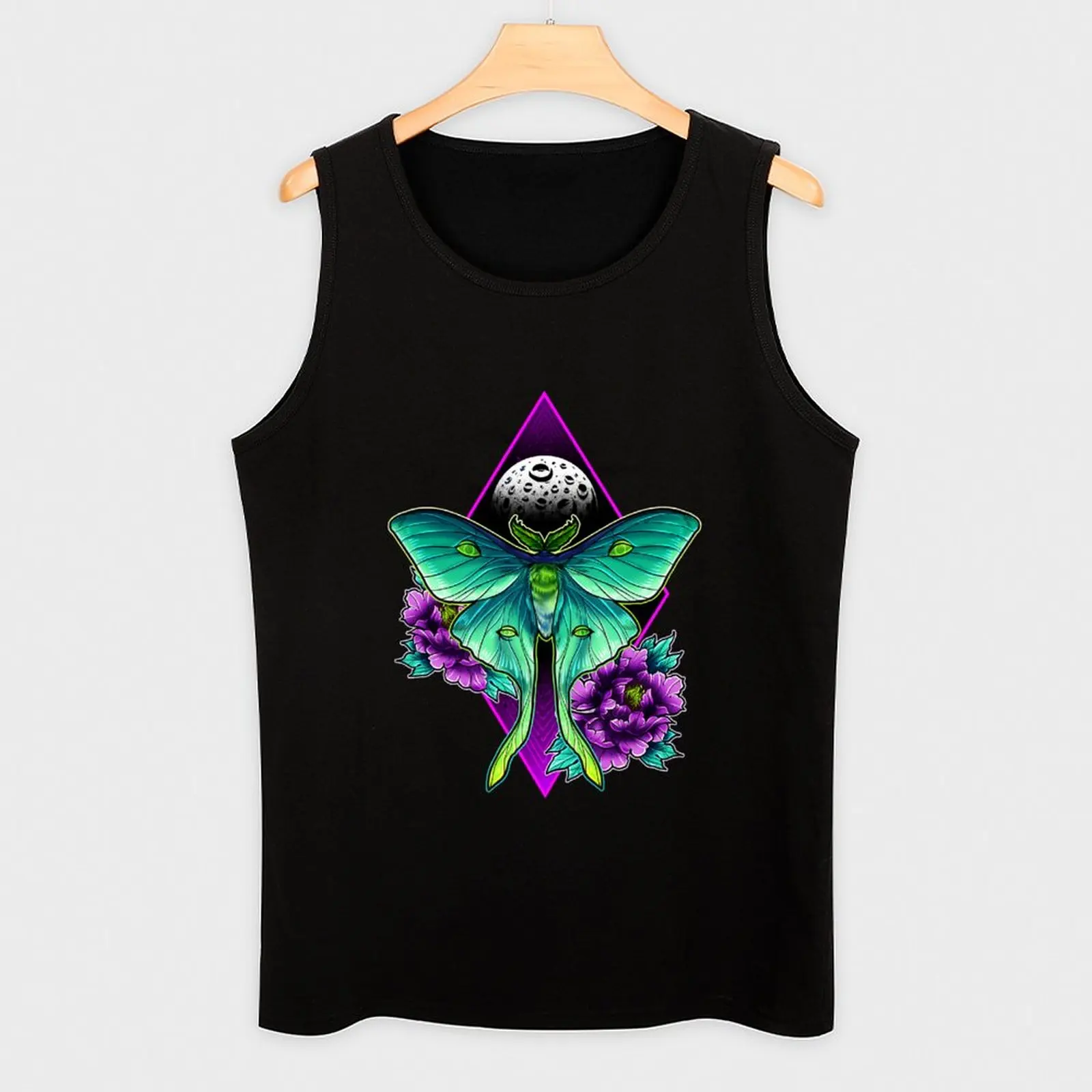 Luna Moth canotta t-shirt da uomo t-shirt da palestra da uomo