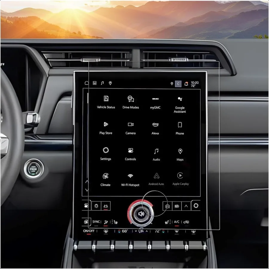 

for 2025 GMC Terrain AntiGlare Matte Screen Protector 15 Inch for 2025 Terrain Accories Navigation Screen Protector 9H Tempered