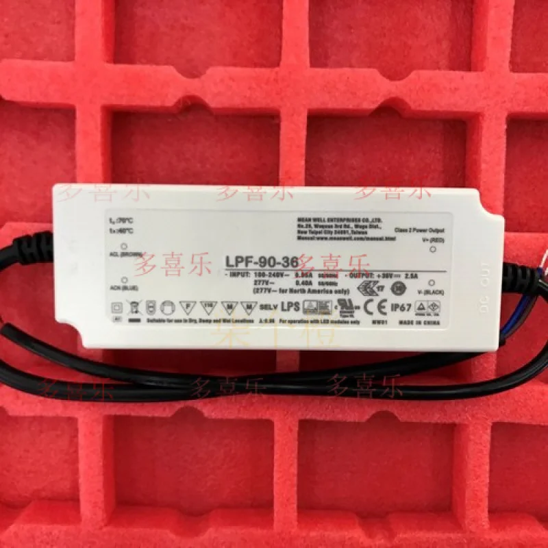 

EE for Meanwell LPF-90-36 36V 2.5A LED Waterproof Power Supply
