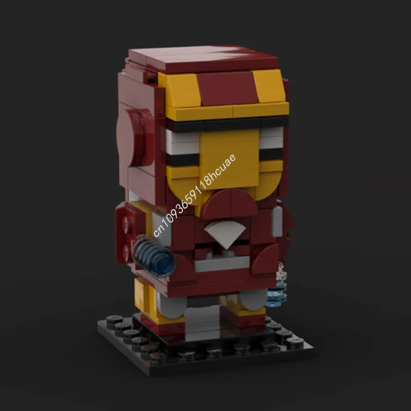 

157 шт. MOC NanoArmor Warrior MK VI Brickheadz модель строительные блоки сборка модульные образовательные игрушки рождественские подарки