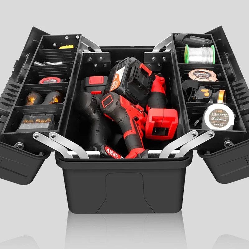 Multifuncional Tool Organizer Boxes, Mala Dobrável Portátil, Eletricista Especial, Ferramentas de Reparação Acessórios, Hardware Storage Box