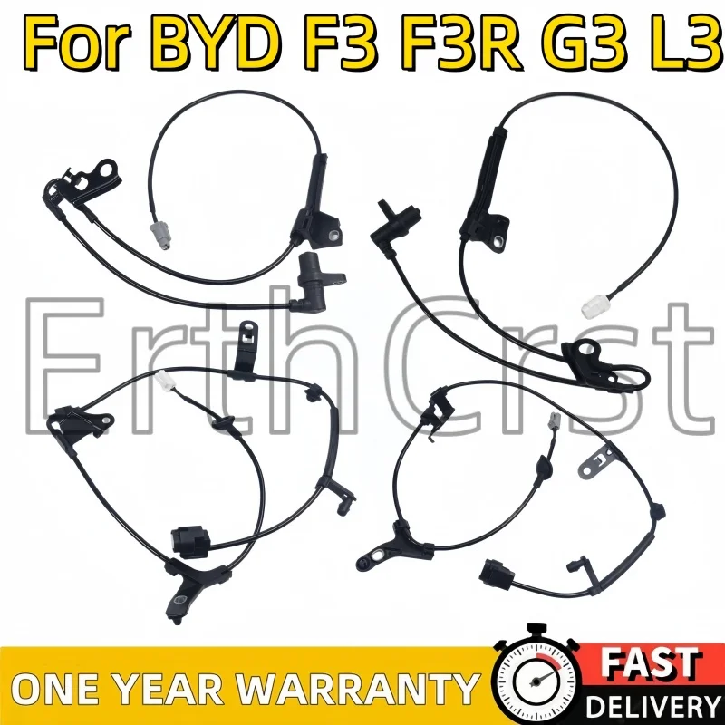 ABS Sensor for BYD F3 F3R G3 L3 Front Rear ABS Wheel Speed Sensor Lines Car Accessories
