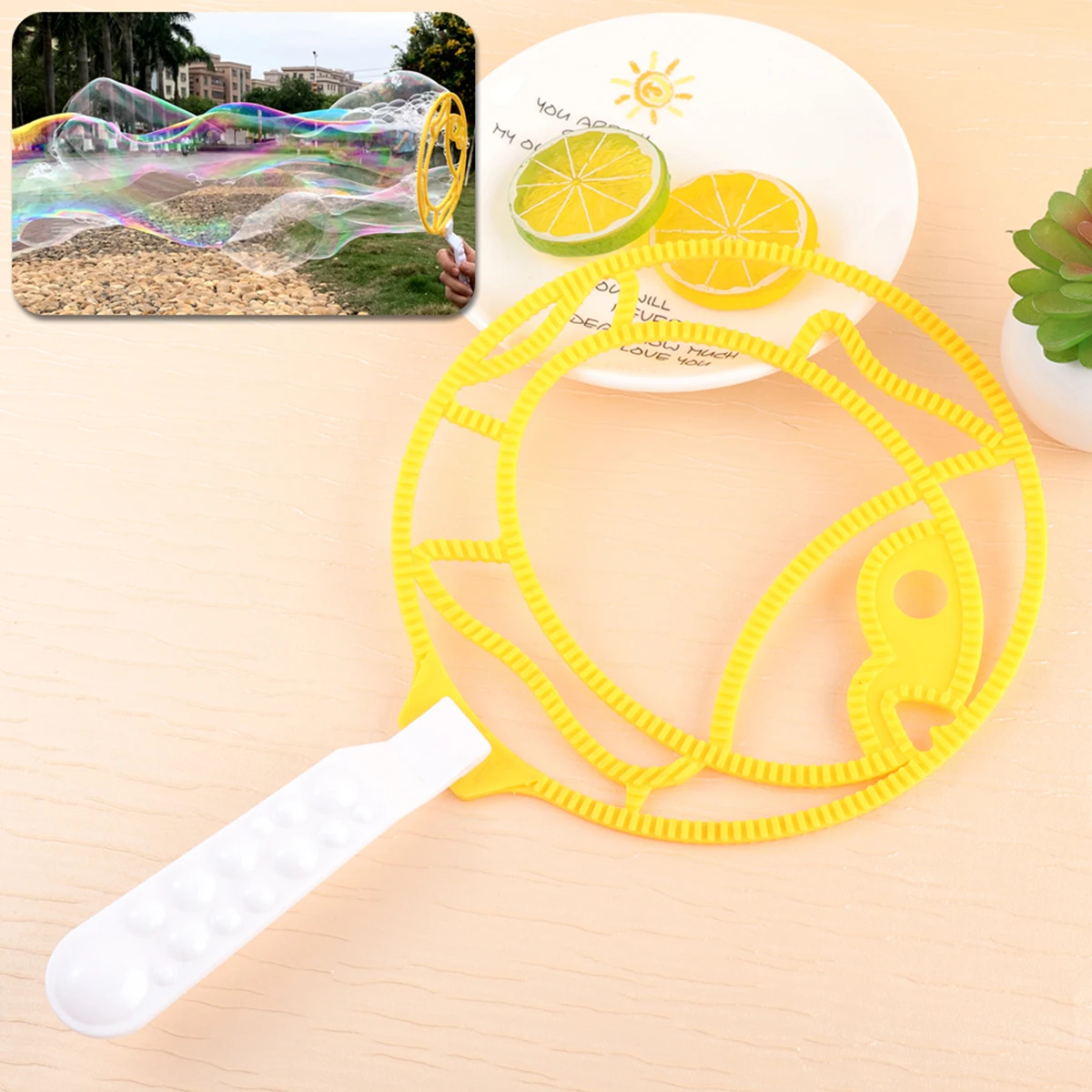 Jumbo gigante bolha varinha conjunto crianças ao ar livre soprando ferramentas de bolha criativo grande anel fabricante conjunto diversão playtime para crianças meninos