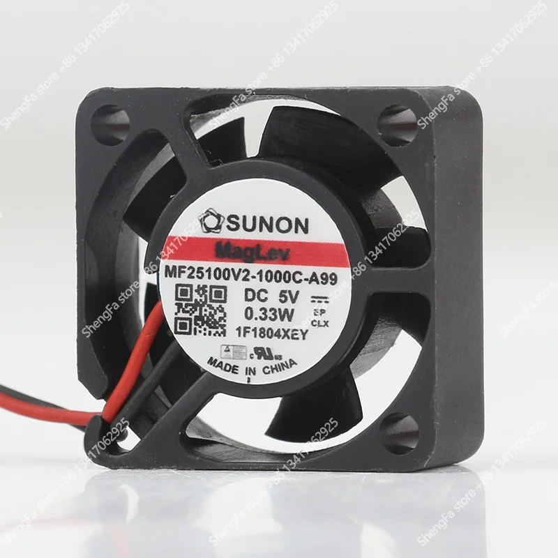 cooling fan New Sunon 12V 24V 48V DC 5V 0.33W AC EC 25X25X10MM 2510 2.5CM inverter Maglev Quiet micro 2-wire MF25100V2-1000C-A99