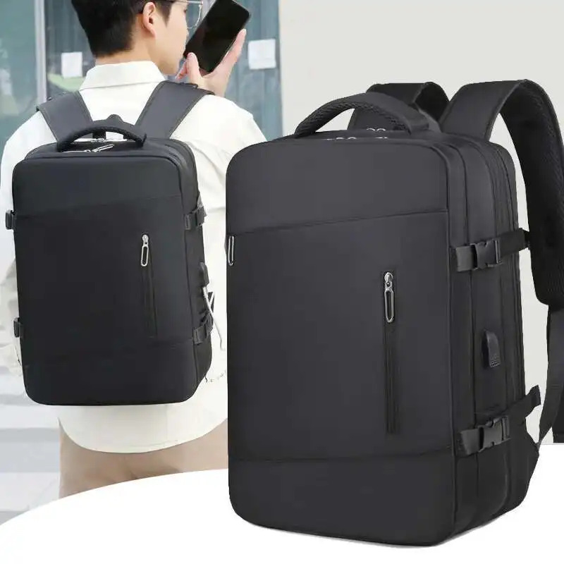 Large Capacity Men's Backpack Multifunctional Thickened Outdoor Luggage for Short Trips Business Travel Shoulder Bag for Women
