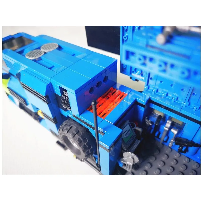 

MOC-217575 City Cargo Transport Semi-Trailer Building Block Model, 1144 Parts, Creative Birthday Toy Gift for Boys and Children