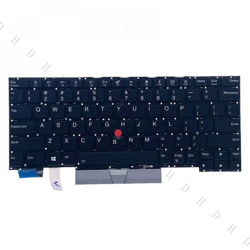 U+For Lenovo Thinkpad X390 Yoga Backlit US Keyboard P/N SN20S13551 Laptop Replacement Part