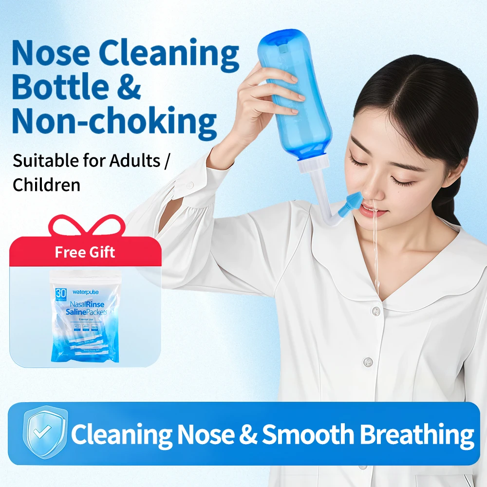 

300ML Nasal Wash Sinusitis Nose Cleaner for Adults Child Nose Cleaning Tool