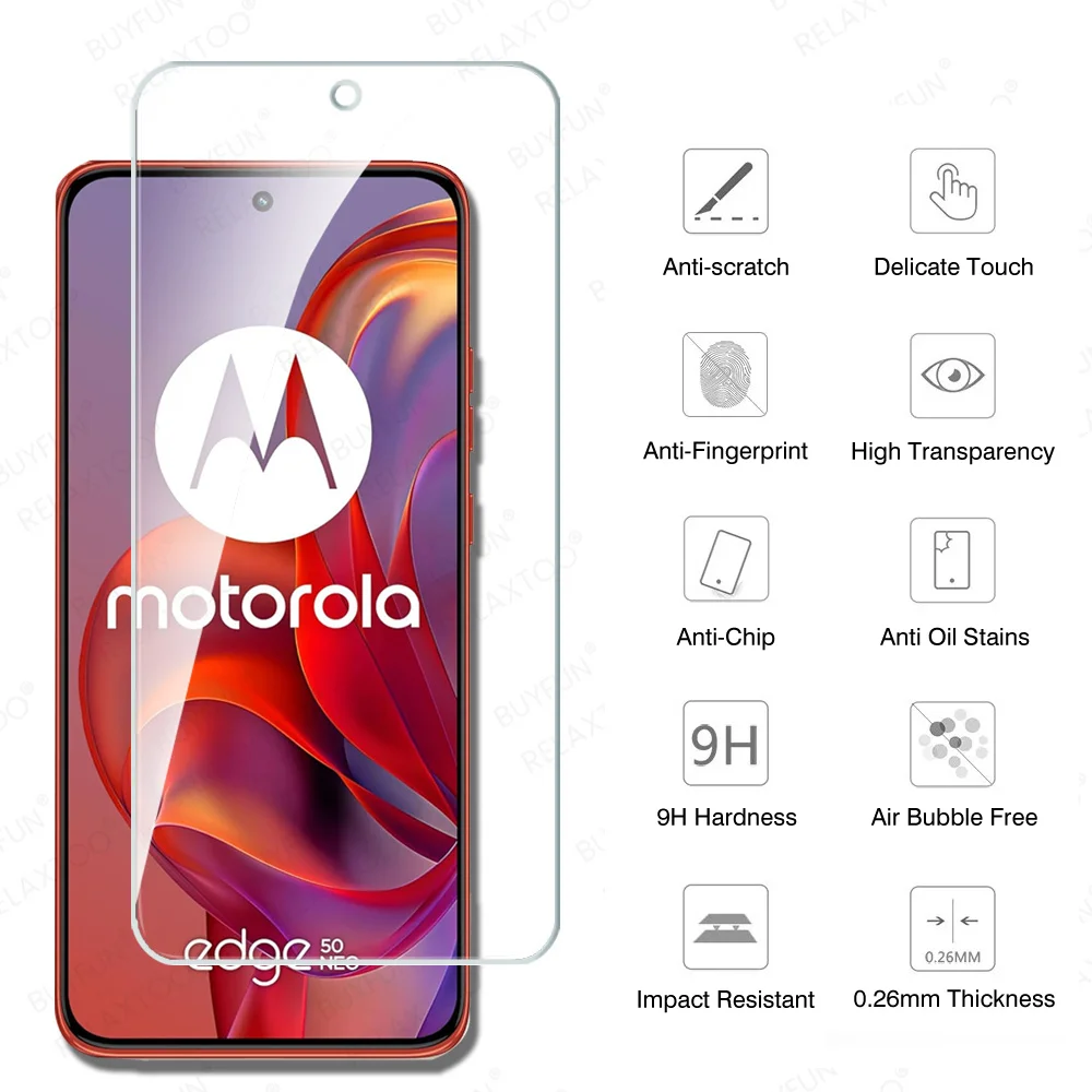 For Motorola Edge 50 Neo Glass 4in1 Camera Front Tempered Glass On Moto Edge50 Neo Edge50Neo 50Neo 5G Lens Screen Protector Film