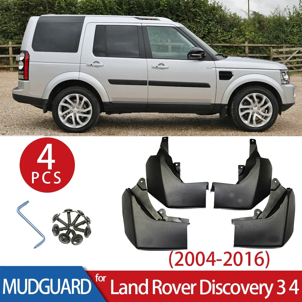 Car Mudguard for Land Rover Discovery 3 4 2004 - 2016 Fender Mud Guard Flap Splash Plastic Auto Part Protection Accessories