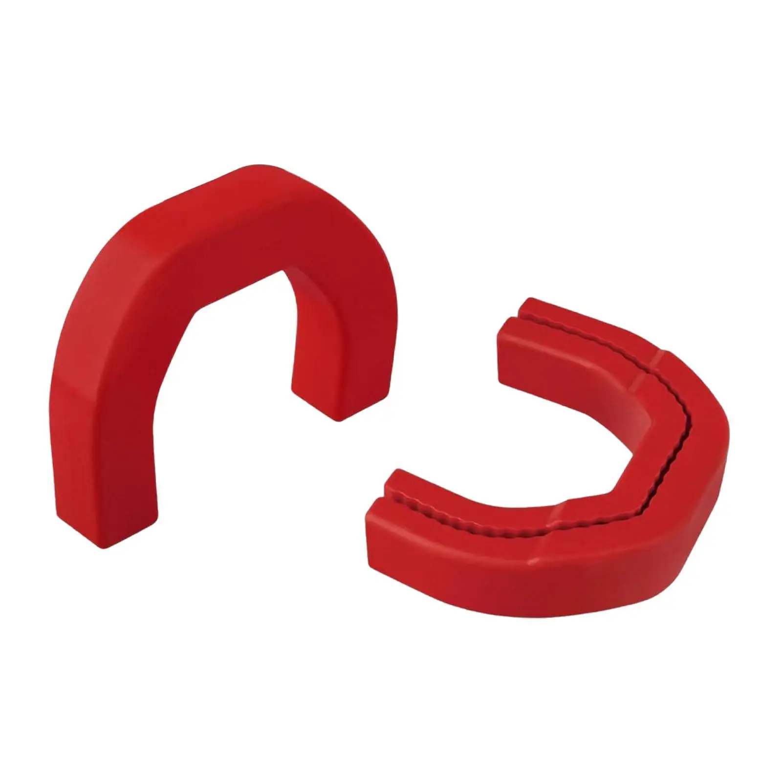 

2 Pieces Front Tow Hooks Covers Red Hitch Covers for RAM 1500 2019-2024