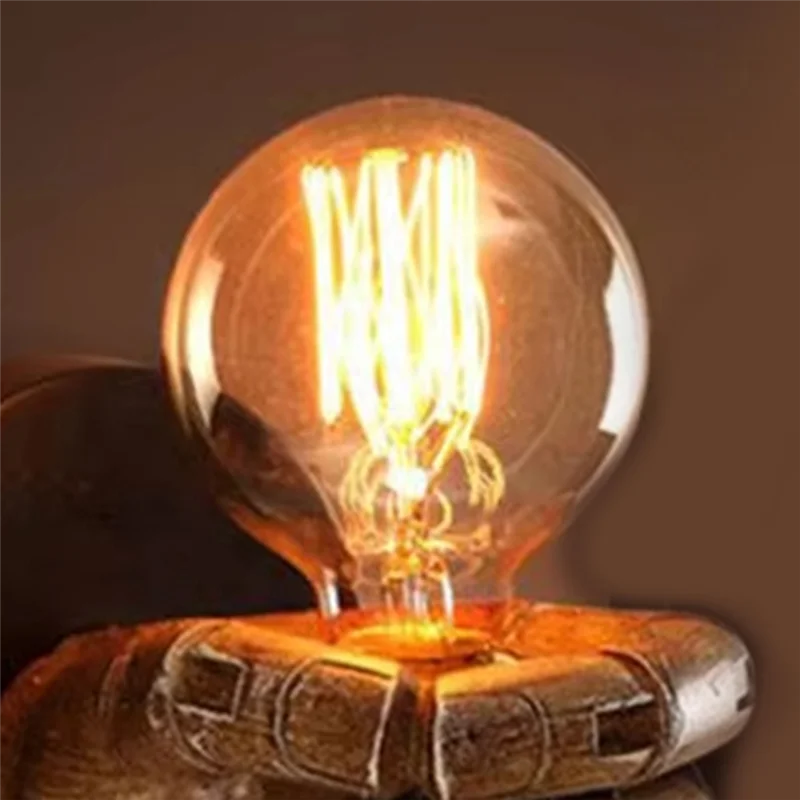 

AAAN-Nordic Retro Resin Wall Lamp Fist Sconces Wall Fixture Home Decor Light Restaurant Bar Decoration