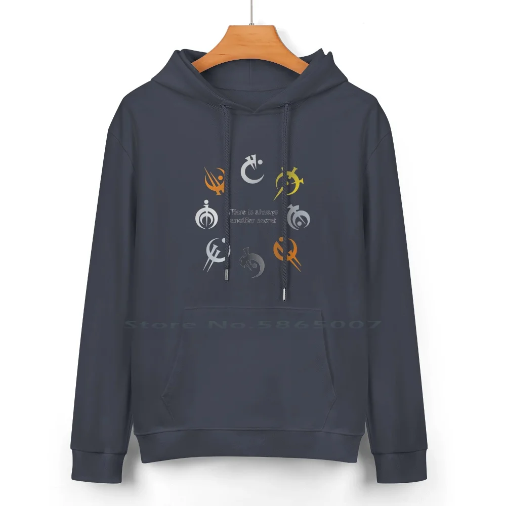 Mistborn Allomantic Metals Pure Cotton Hoodie Sweater 24 Colors Mistborn Metals Allomancy Scadrial Secrets Copper Tin Zinc