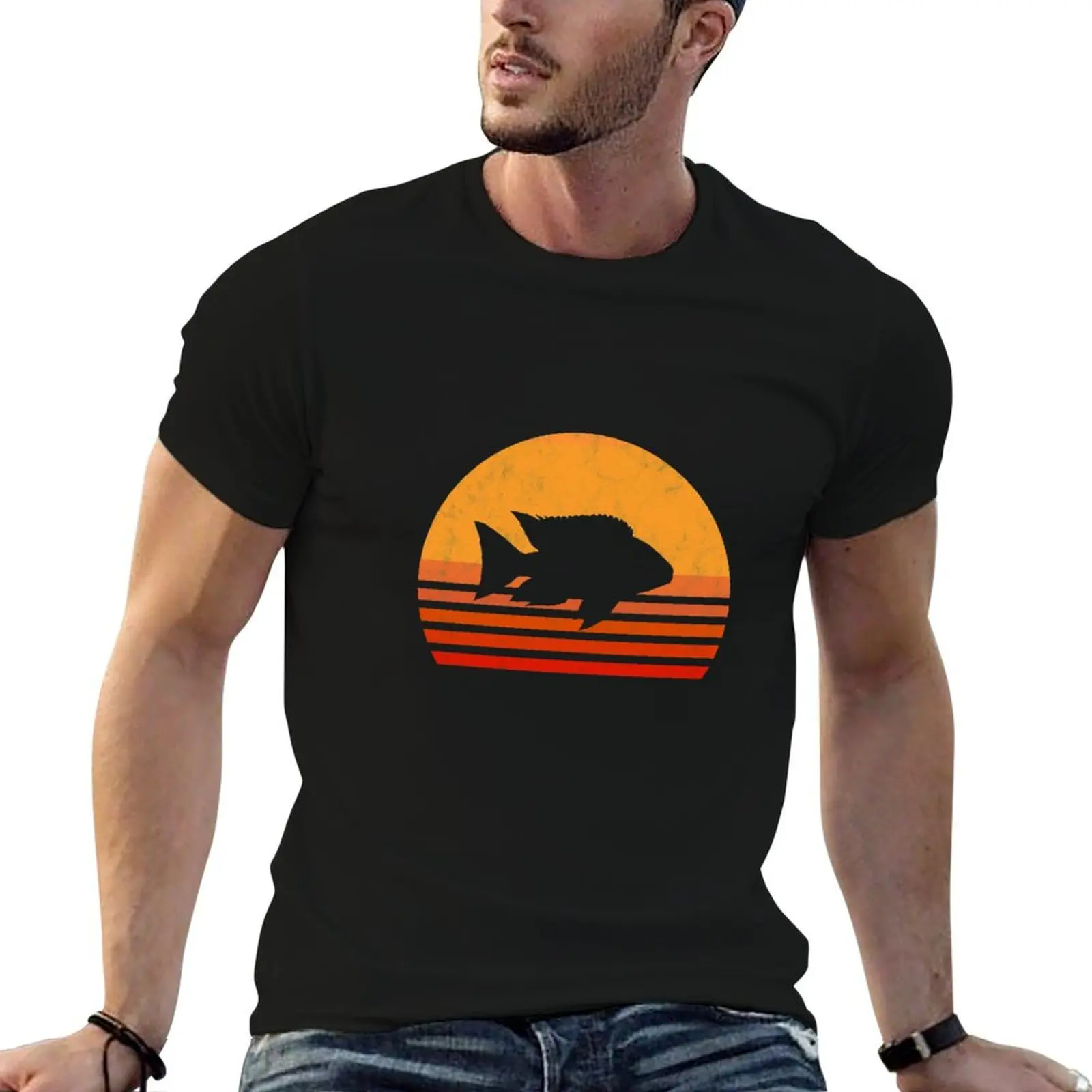 

African Cichlid Malawi aquarium gift T-Shirt vintage clothes Aesthetic clothing t shirts men