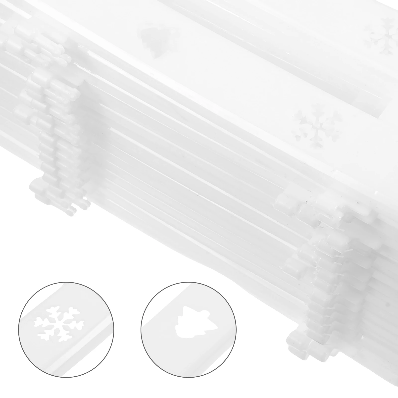 

20Pcs Plastic DIY Garden Fence Ornamental Yard Divider for Christmas Tree Decor Home Flowerpot Wall Balcony Lawn Decoration