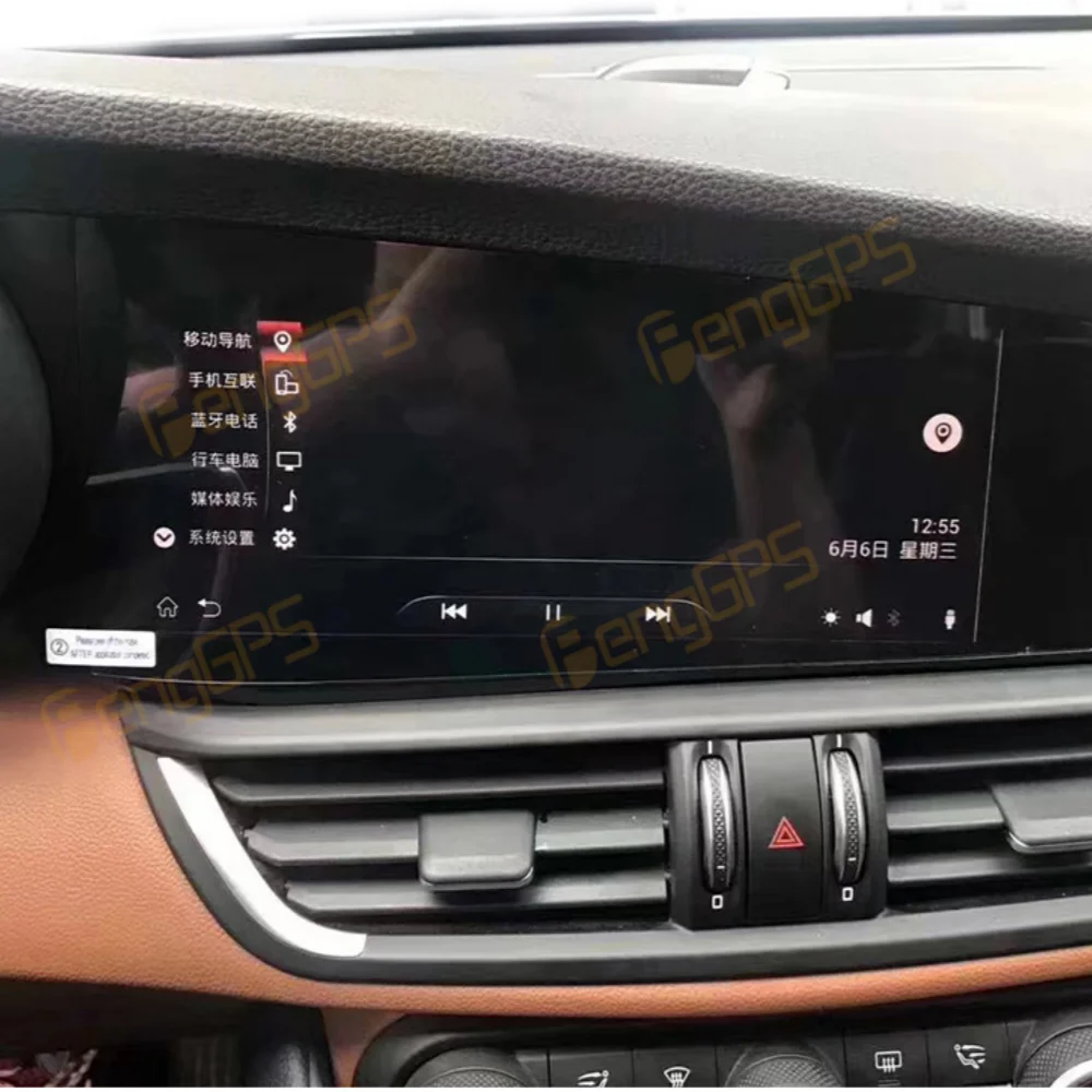 10.25” Qualcomm 8 Core For Alfa Romeo Giulia Stelvio Android Car Radio Stereo Multimedia Stereo Player GPS Navigation Head Unit