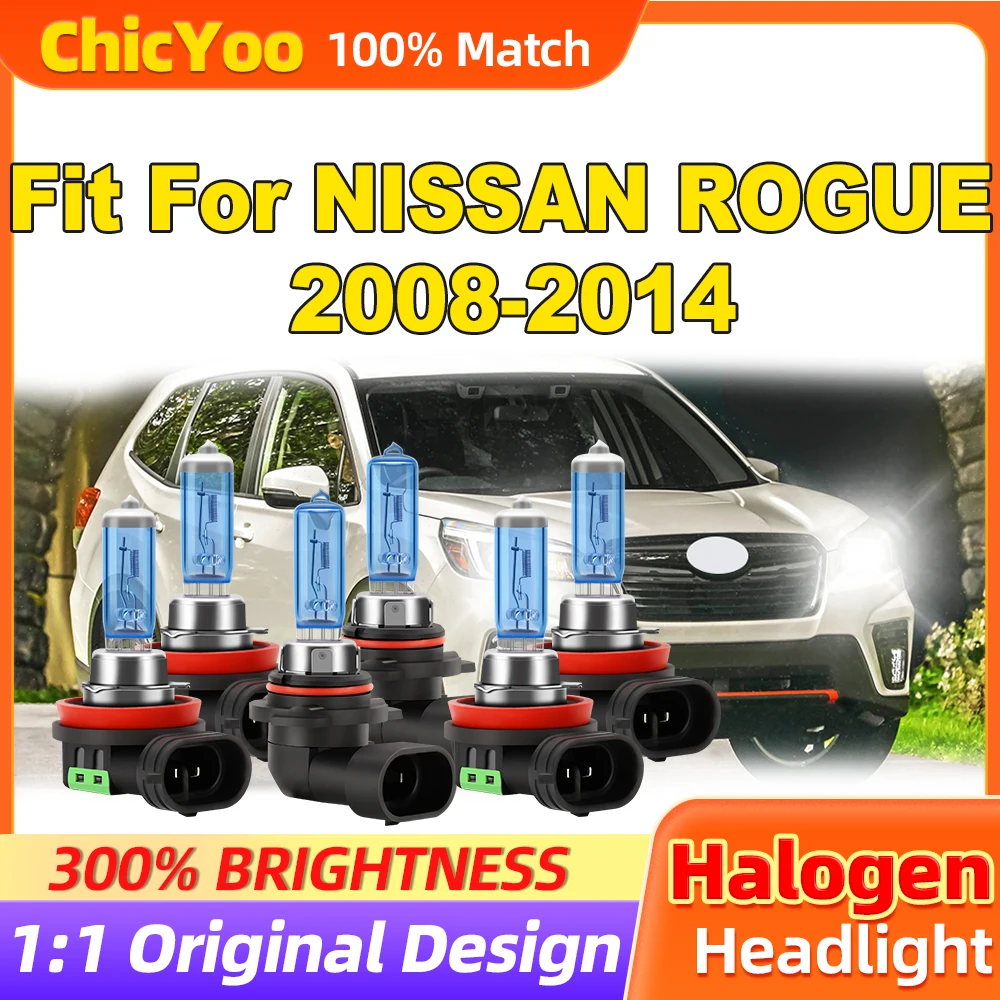 

Fit For NISSAN ROGUE 2008 2009 2010 2011 2012 2013 2014 36000LM Halogen Lights 300W Car Headlight Bulbs 12V 6500K Fog Lamps