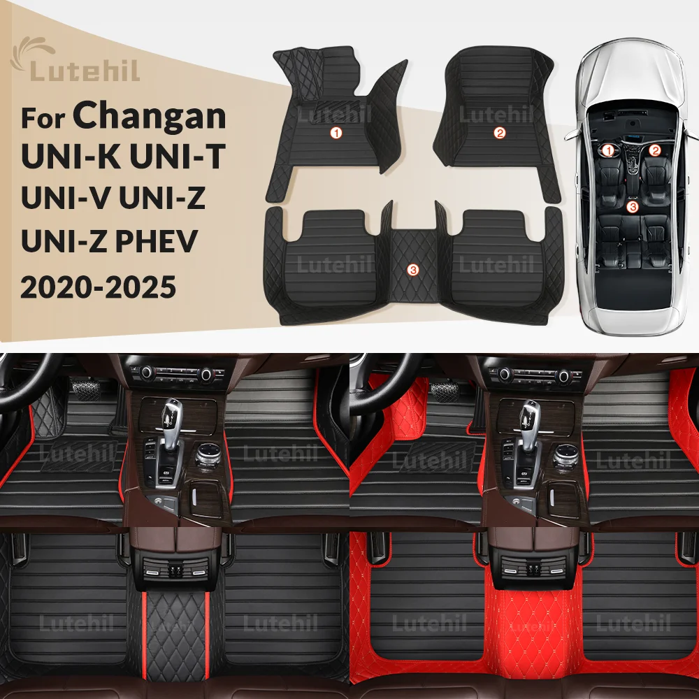 

Для Changan UNI-K UNI-T UNI-V UNI-Z UNI-Z PHEV 2020-2025 Автомобильный коврик на заказ Автомобильный ковер Детали интерьера Аксессуары