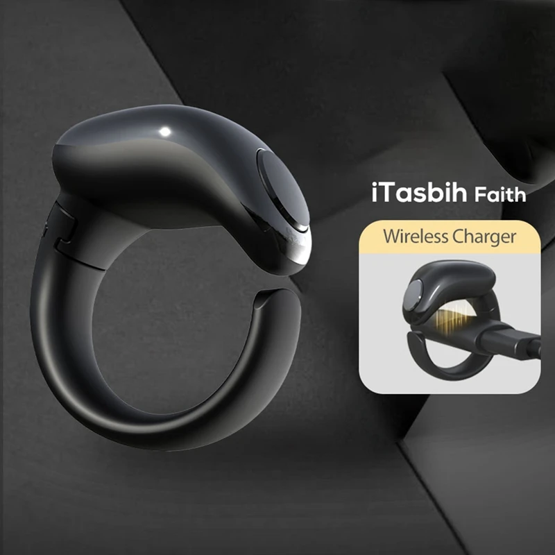 Smart Rings Tasbih Counter Rings Bluetooth Electronic Finger Counter APP Support Waterproof 4 Digit Finger Counter