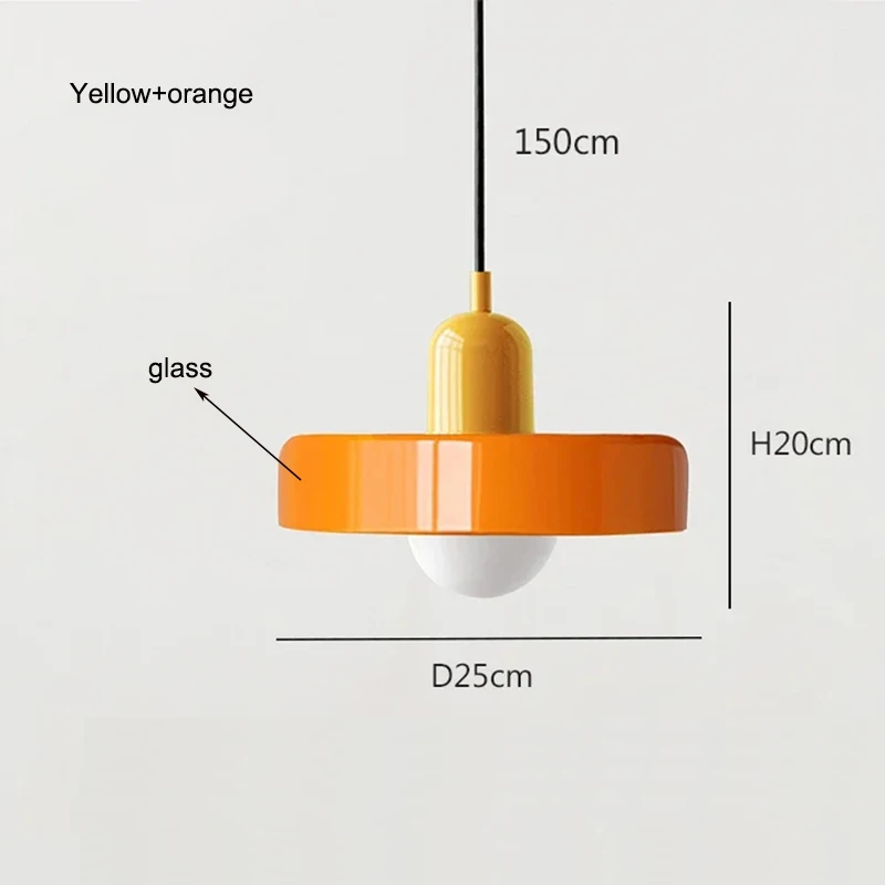 Nordic Retro Glazen Kroonluchter Woonkamer Eetkamer Slaapkamer Keuken Moderne Verlichting Decoratie Retro Verlichtingsarmatuur E27LED - afbeelding 1