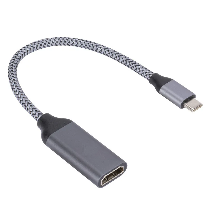 4K60Hz Type-C to HDMI Cable - Bidirectional Screen Mirroring Adapter for Phone/PC/Laptop (HD Video Converter with Plug & Play)