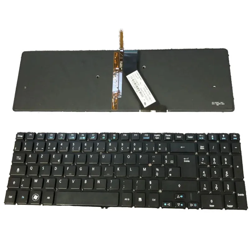 

For ACER Aspire V5 V5-531 V5-531G V5-551 V5-551G V5-571 V5-571G V5-571P V5-531P M5-581 French backlit Laptop Keyboard